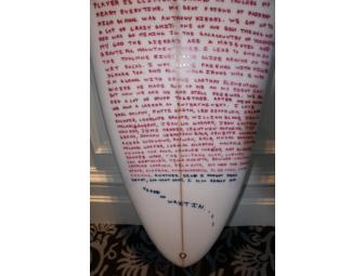 Art Board by Flea of the Red Hot Chili Peppers, Signed by Flea