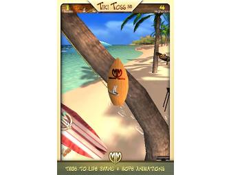 iPad with Tiki Toss 3D