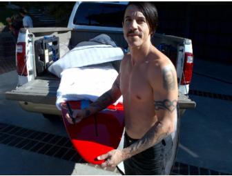 Art Board Signed and Designed by Anthony Kiedis