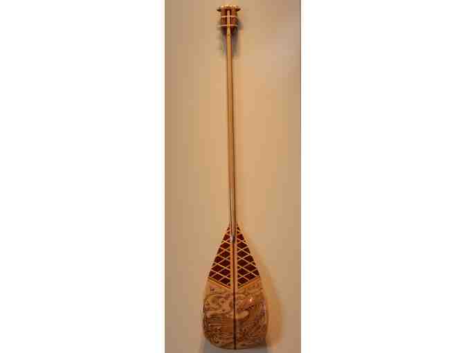 Handcrafted Paddle with Pyrography
