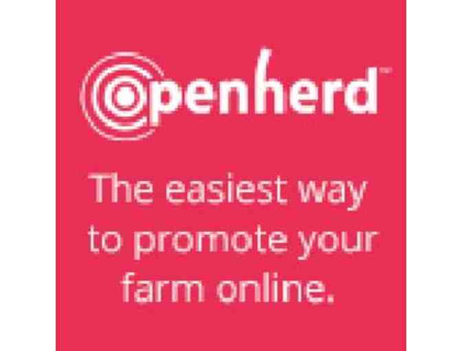 Marketing Plan from Openherd - good for one year for your farm business