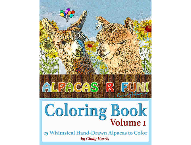 AlpacasRFun Adult Coloring Book! By Cindy Harris - Photo 1