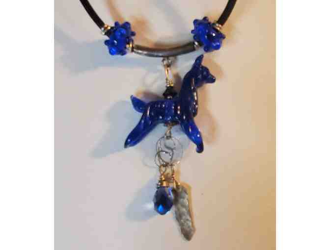 18' Alpaca Glass Bead Necklace