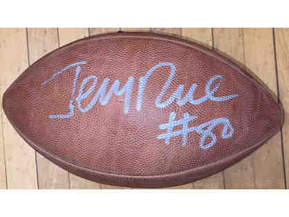 Jerry Rice San Francisco 49ers Signed Football