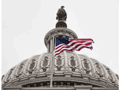 U.S. Flag Over The Capitol - Honor a Loved One or Special Occasion
