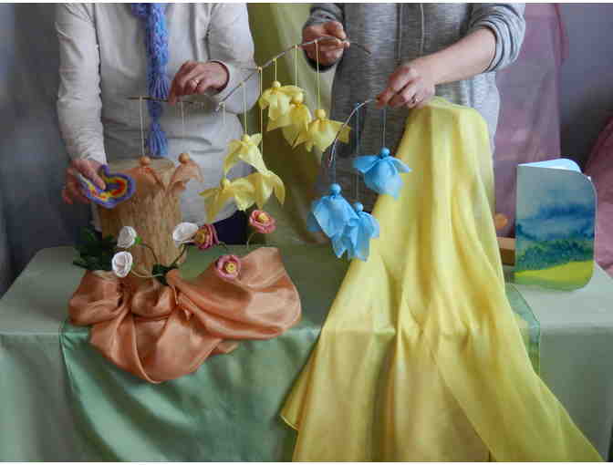 Plant Dyed Silk and Wool Puppet Play