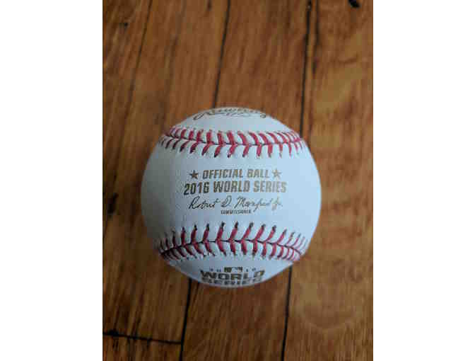 Kyle Schwarber Autographed WORLD SERIES Baseball