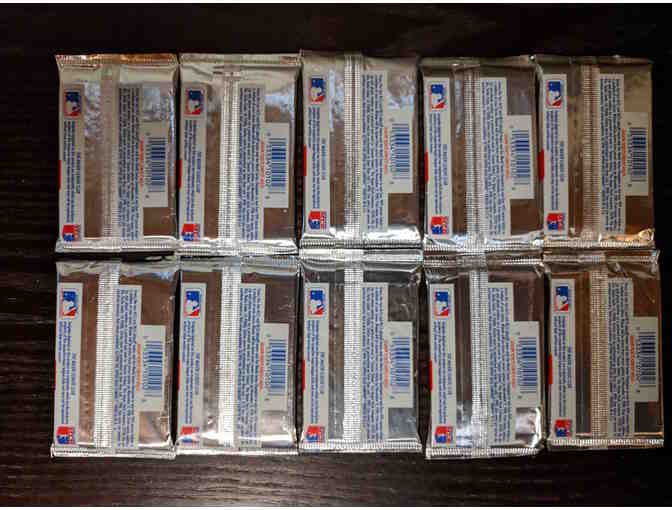 Ten (10) Unopened Wax Packs of 1990 Upper Deck