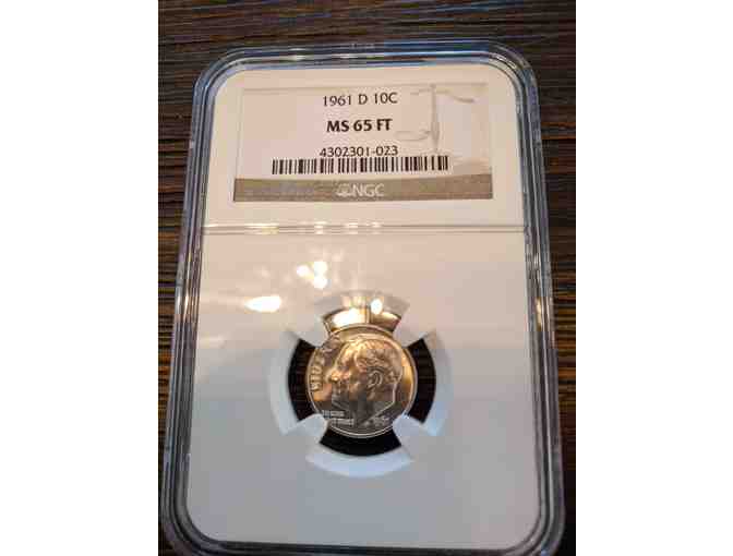 Two (2) NGC Graded SILVER dimes