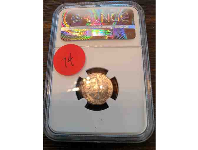 Two (2) NGC Graded SILVER dimes