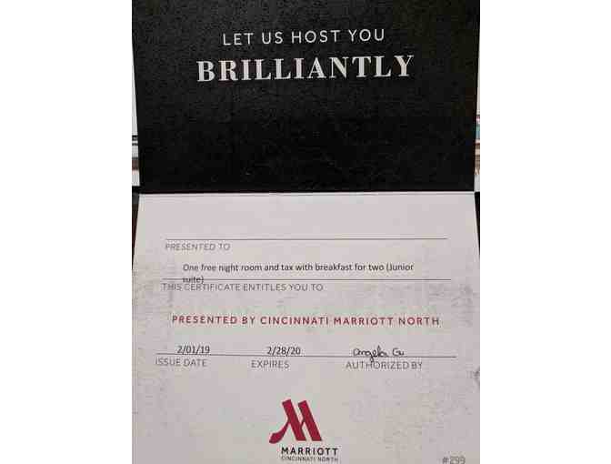 One Night Junior Suite Stay & Breakfast for 2 @ Cincinnati Marriott North