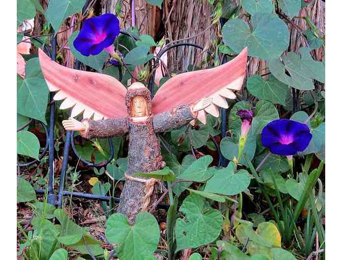 New Mexico Santero Antonio Padilla Wood Carved Angel #1