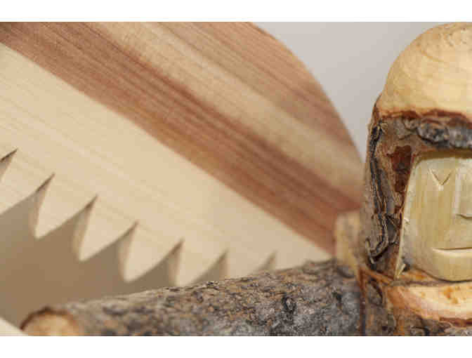 New Mexico Santero Antonio Padilla Wood Carved Angel #2