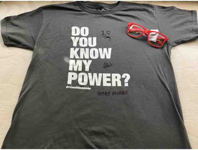 AUTOGRAPHED "Do You Know My Power?" Alphabet Rockers T-Shirt (Youth M or L) - Photo 1