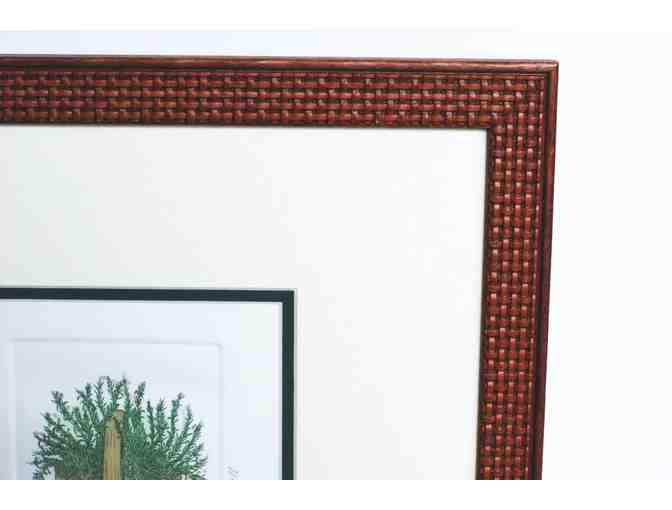 Basket of Rosemary - Artist Signed Limited Edition Print in Custom Frame