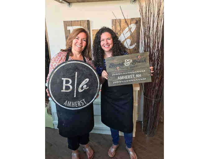 Board and Brush DIY Wood Sign Class - $65 Gift Certificate