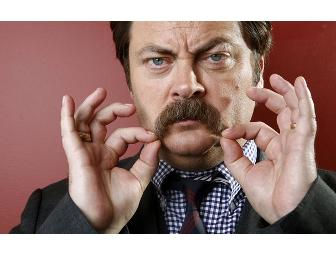 Climb the 'Swanson Pyramid of Greatness' with Nick Offerman