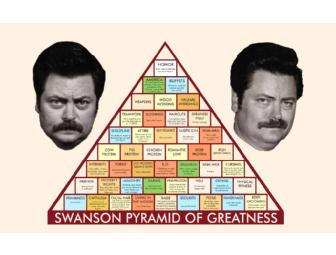 Climb the 'Swanson Pyramid of Greatness' with Nick Offerman