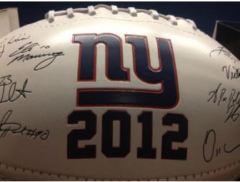 Collector's Football from the New York Giants