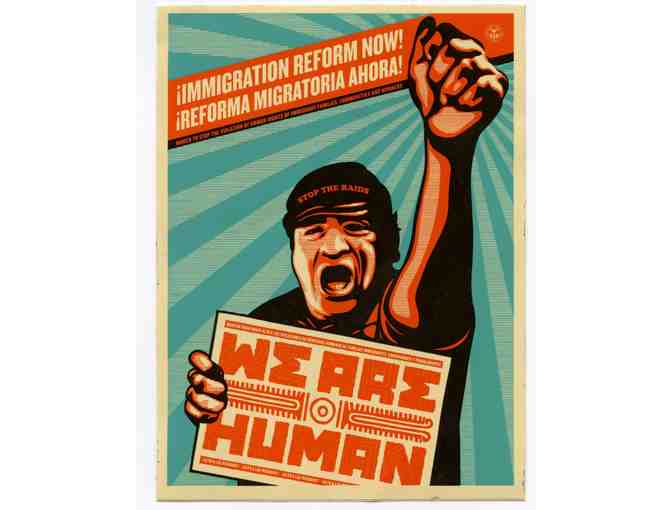 'We are Human' Print by Shepard Fairey