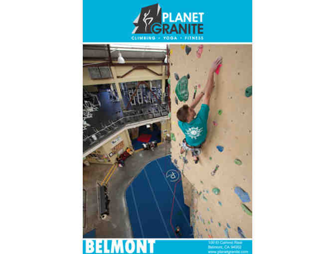 2 Beginner Belay Lessons at Planet Granite