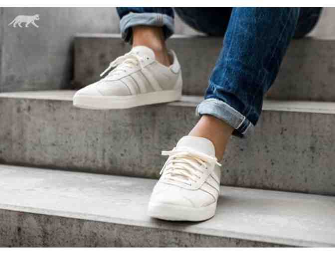 Adidas Originals Wings + Horns Gazelle 85 Primeknit shoes (off white)