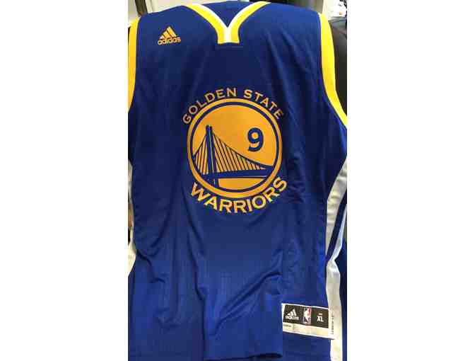 Andre Iguodala Autographed Jersey and Bobblehead