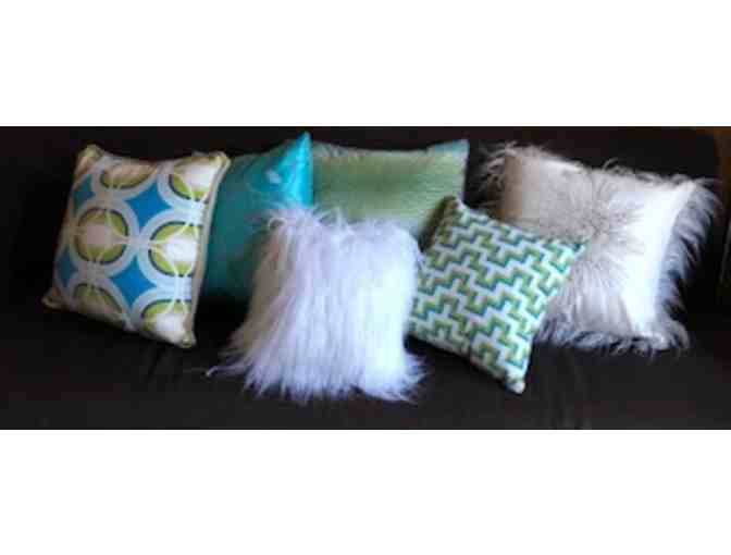 Set of 6 uniquely handcrafted throw pillows