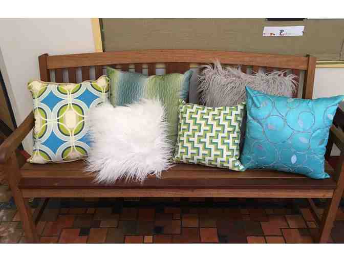 Set of 6 uniquely handcrafted throw pillows