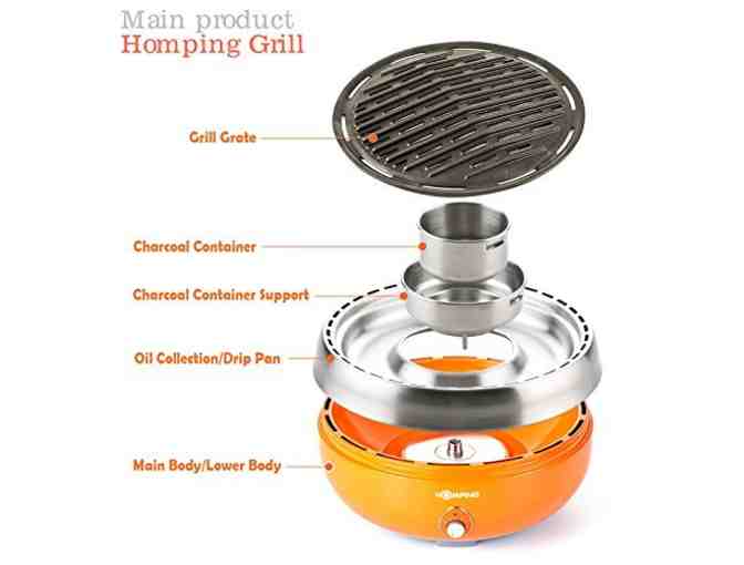 Homping Charcoal Grill