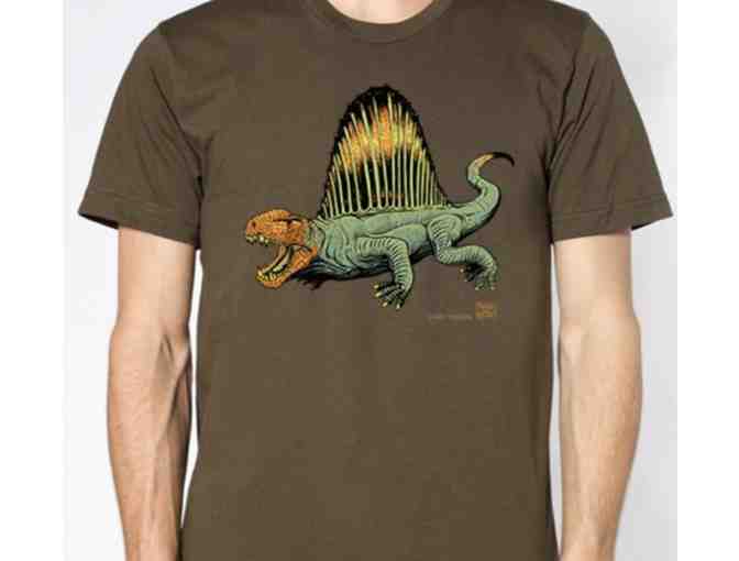 Cotton Crustacean Dimetrodon T-Shirt, Men's Large