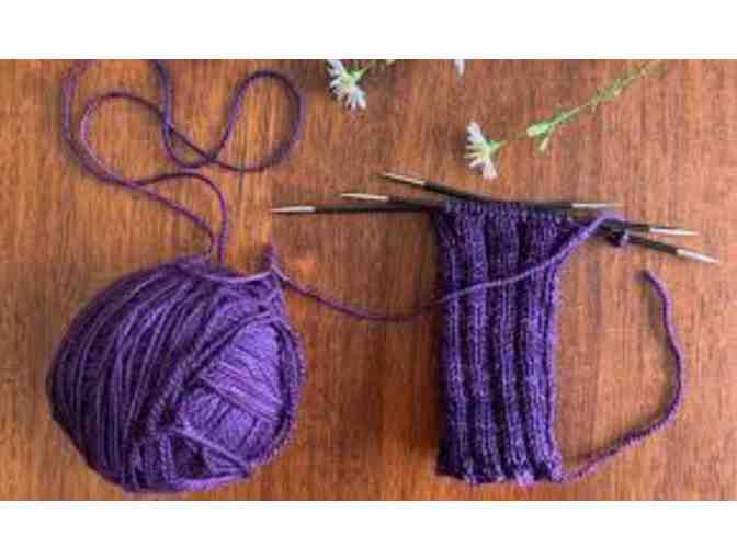 Learn to Knit with a View of the City for Students 12 Years and Up