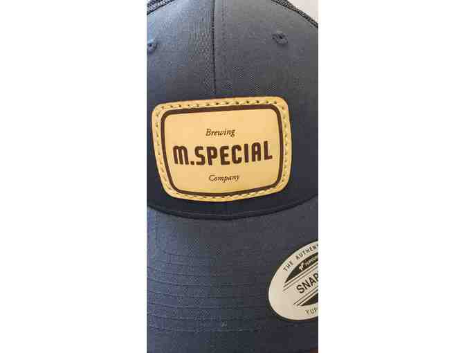 M.Special 6 Pack 12 oz Assortment with Crate, Opener and Hat