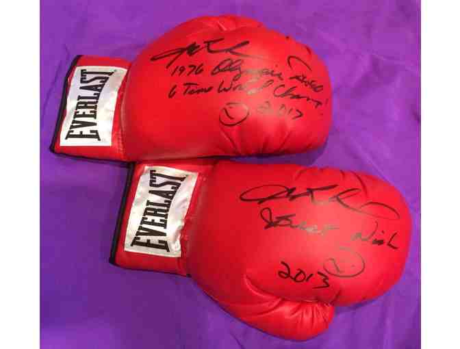 Sugar Ray Leonard - Signed Boxing Gloves!