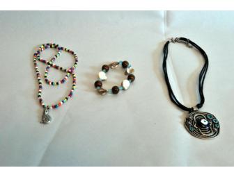 Bedecked in Beads: Bracelet, 2 Necklaces & Gift Card for Diane's Designs