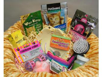 Marmalade Tabby Lover's Basket: $25 Gift Card to New Hope (PA) Pet Center & Cat Goodies