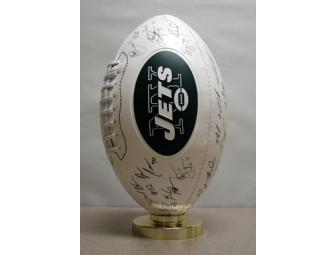 Jets Touchdown: NY Jets 2010 Team Laser Signed Football