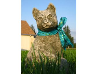 Faithful Friend: 'Prowl' Kitty Garden Statue