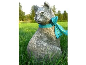 Faithful Friend: 'Prowl' Kitty Garden Statue