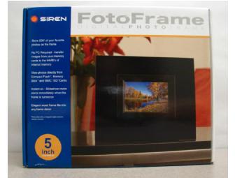 For an Amazing Display: Siren Digital Photo Frame