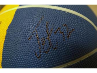 Magicians of Basketball: Signed Yellow & Blue Harlem Globetrotters Basketball