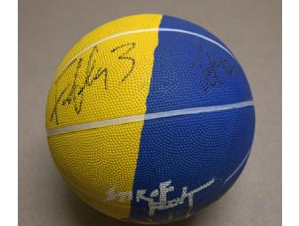 Magicians of Basketball: Signed Yellow & Blue Harlem Globetrotters Basketball