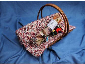 Party Animal Cat Basket: Handmade Blanket, Toys & Collar