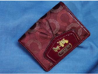 Classic in Coach: Vintage Burgundy Coach Wallet