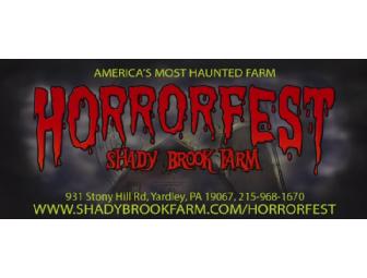 Afraid of the Dark? 4 Passes to Shady Brook Farm's Fall HorrorFest in Bucks County, PA