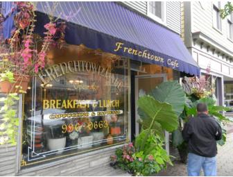 Bienvenue a Frenchtown,  NJ: $20 Gift Card to The Frenchtown Cafe