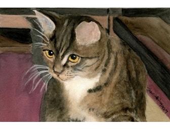 Personalized Pet Portrait Package from Jobi Harris of Water Color Your World