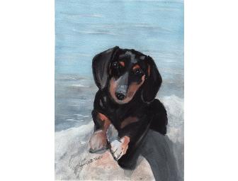Personalized Pet Portrait Package from Jobi Harris of Water Color Your World
