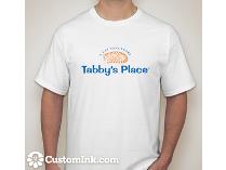 Tabby's Place T-Shirt in Bright White: Size Medium