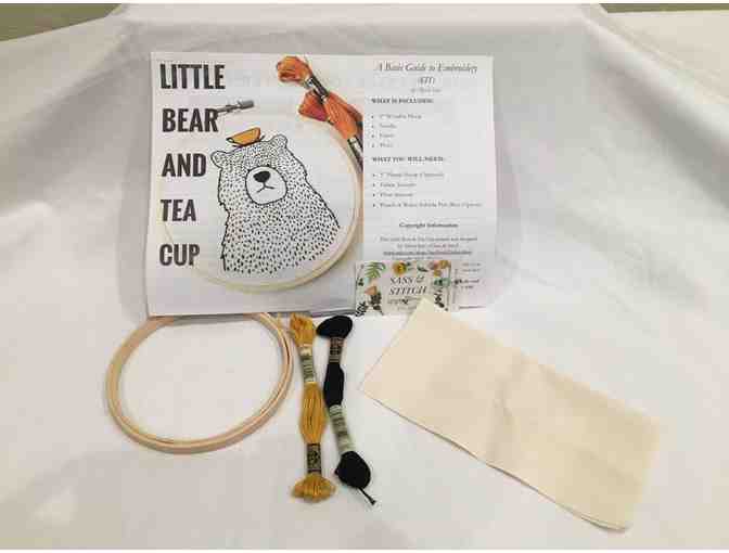 Bear with Teacup embroidery kit - Photo 1